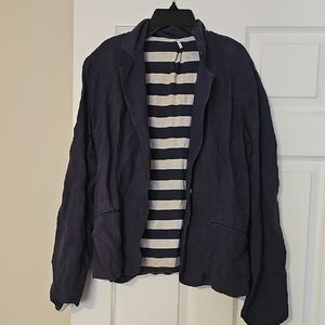 Splendid Blue and Cream Striped Shirt